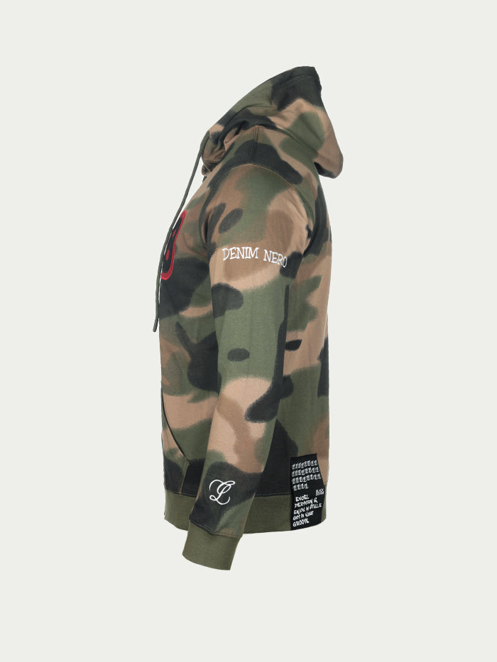 B Branded "Dirty Rose" Camo Hoodie